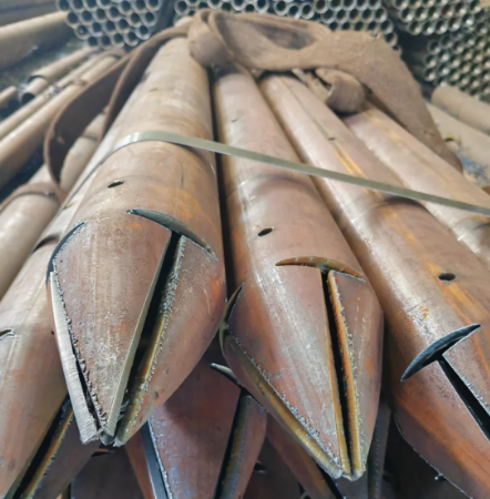 闵行出尖打孔加工无缝注浆钢花管注浆管厂家
